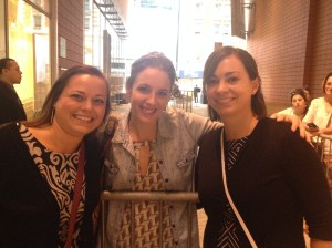 Lyndsay and I with Jessie Mueller, who was just as sweet as we imagined she'd be.