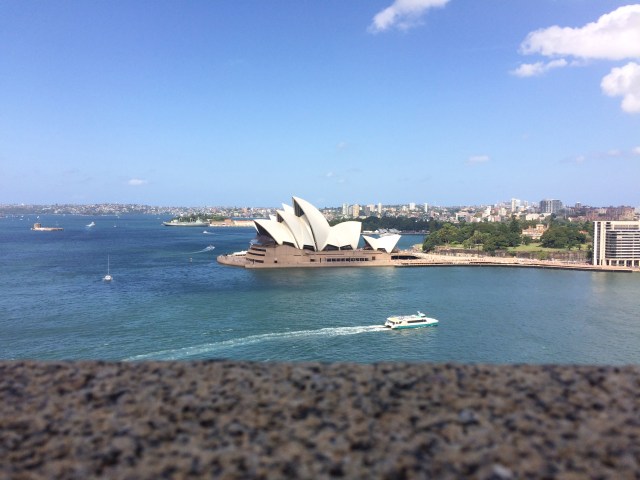 From the Sydney Harbour Bridge
