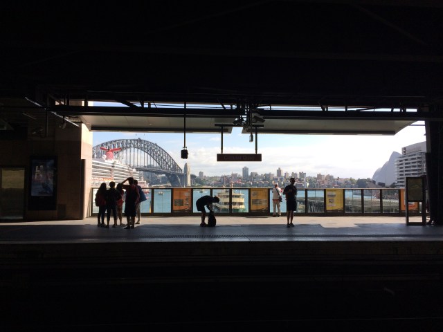 The Circular Quay train station